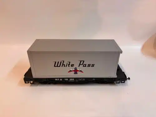 LGB 4085 Containerwagon WHITE PASS