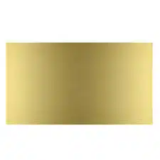 Messingplaat 0,1 10 x 25 cm