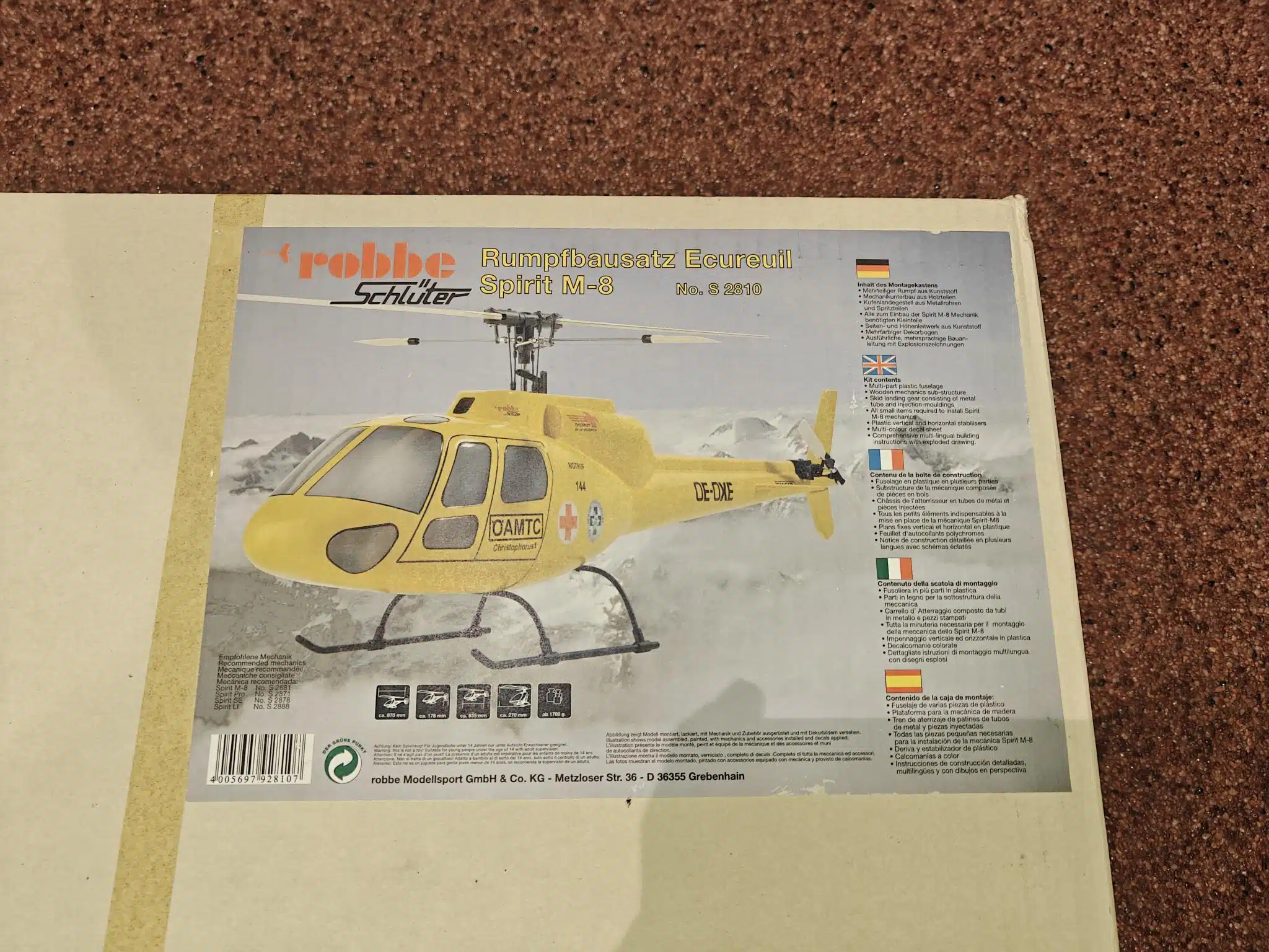 Robbe Rumpfbausatz Ecureuil M-8