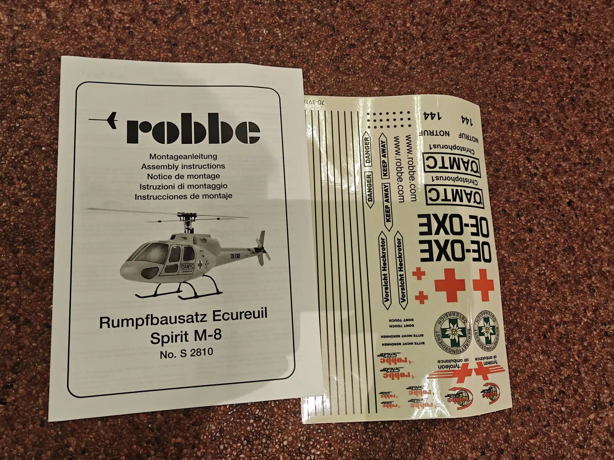 Robbe Rumpfbausatz Ecureuil M-8