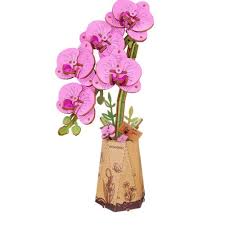 Robotime TW091 Paarse Orchidee