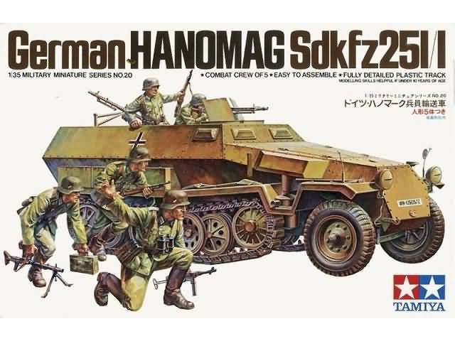 Tamiya 35020 German Hanomag Sd Kfz 251/1