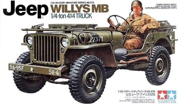 Tamiya 35219 US Jeep 1/4 ton 4x4 Willys MB