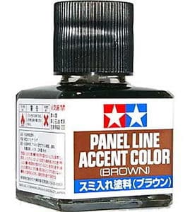Tamiya 87132 Panel accent line brown