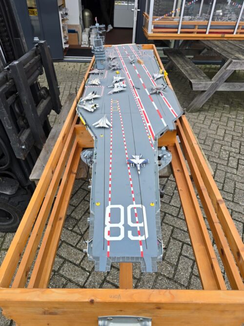 Uss Nimitz vliegdekschip Radiografisch besuurbaar 2,50 meter lang