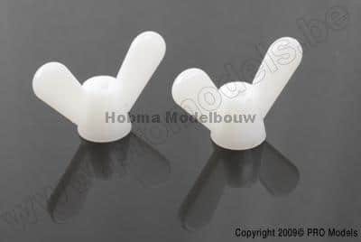 Vleugelmoer M6 Nylon 2St