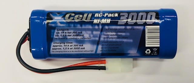 Accu 7,2V tamiya 3000 nimh