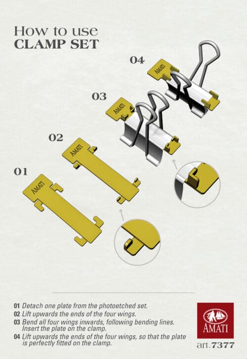 Amati 7377 Clamp set