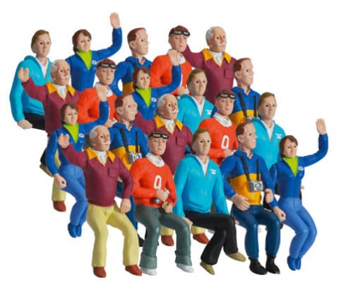 Carrera 21108 Set of figures grandstan