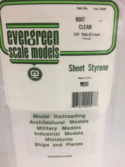 Evergreen 9007 Plaat helder 0.4 (2)