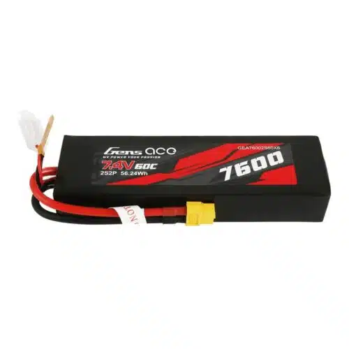 Gens ace 7600mAh LiPo accu 7.4V 60C 2s2p XT60