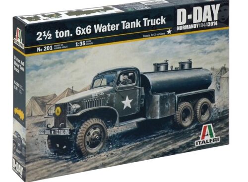 Italeri 201 2,5 Ton 6x6 Water Tank Truck