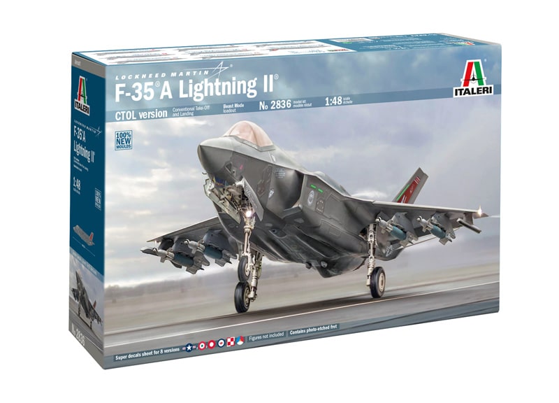 Italeri 2836 Lockheed Martin F-35A Lightning II beast mode