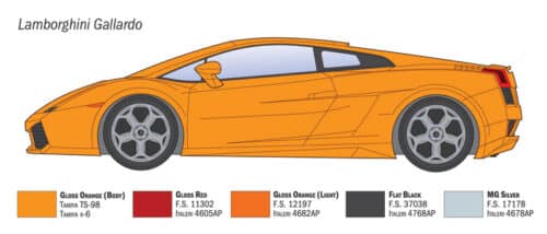 Italeri 3673 Lamborghini Gallardo