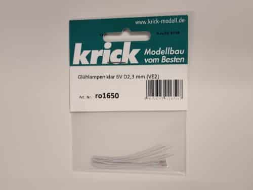 Krick Robbe 1650 gloeilampje wit D2,3 2 st