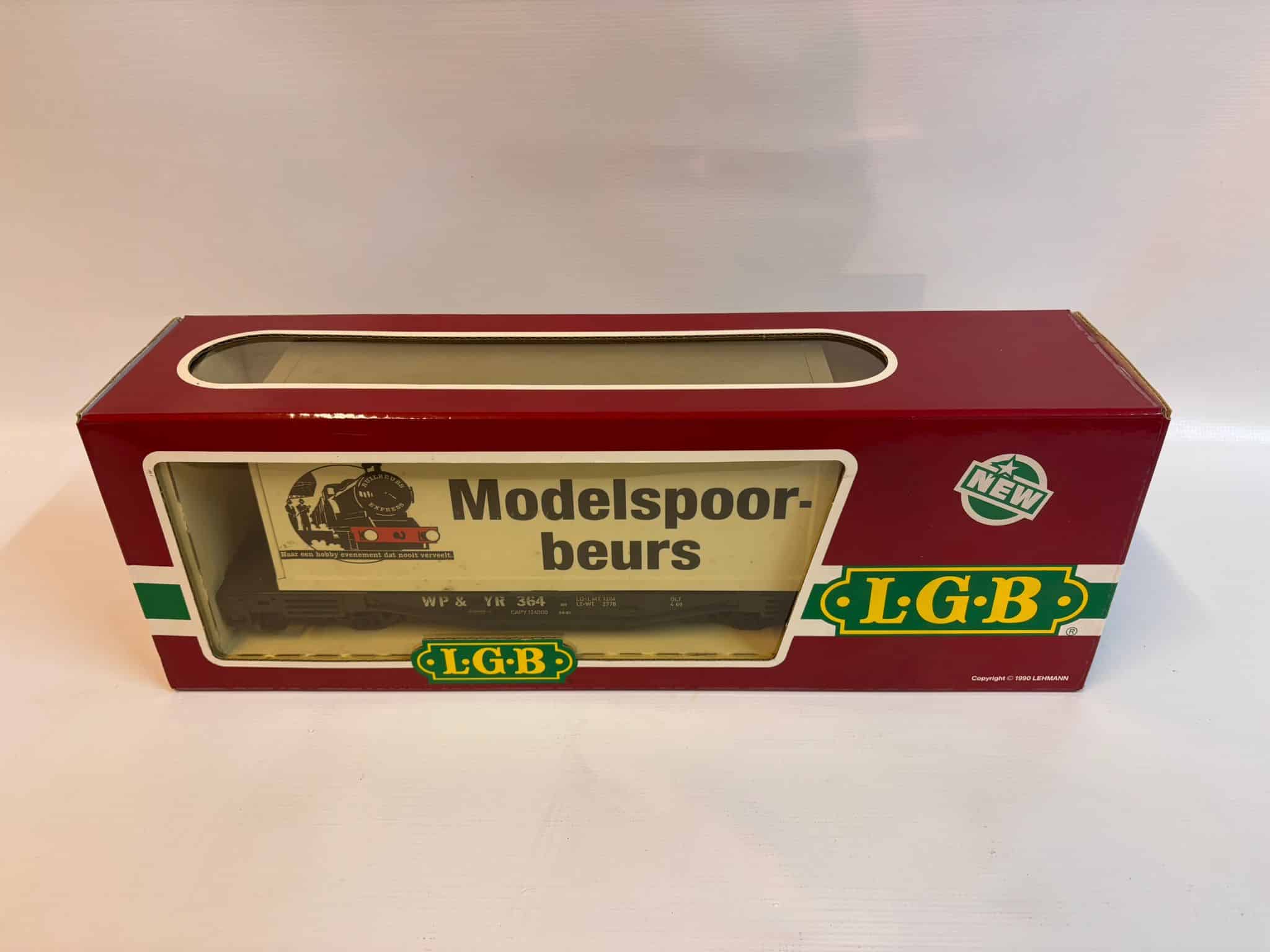 LGB 4085 Containerwagon Modelspoorbeurs