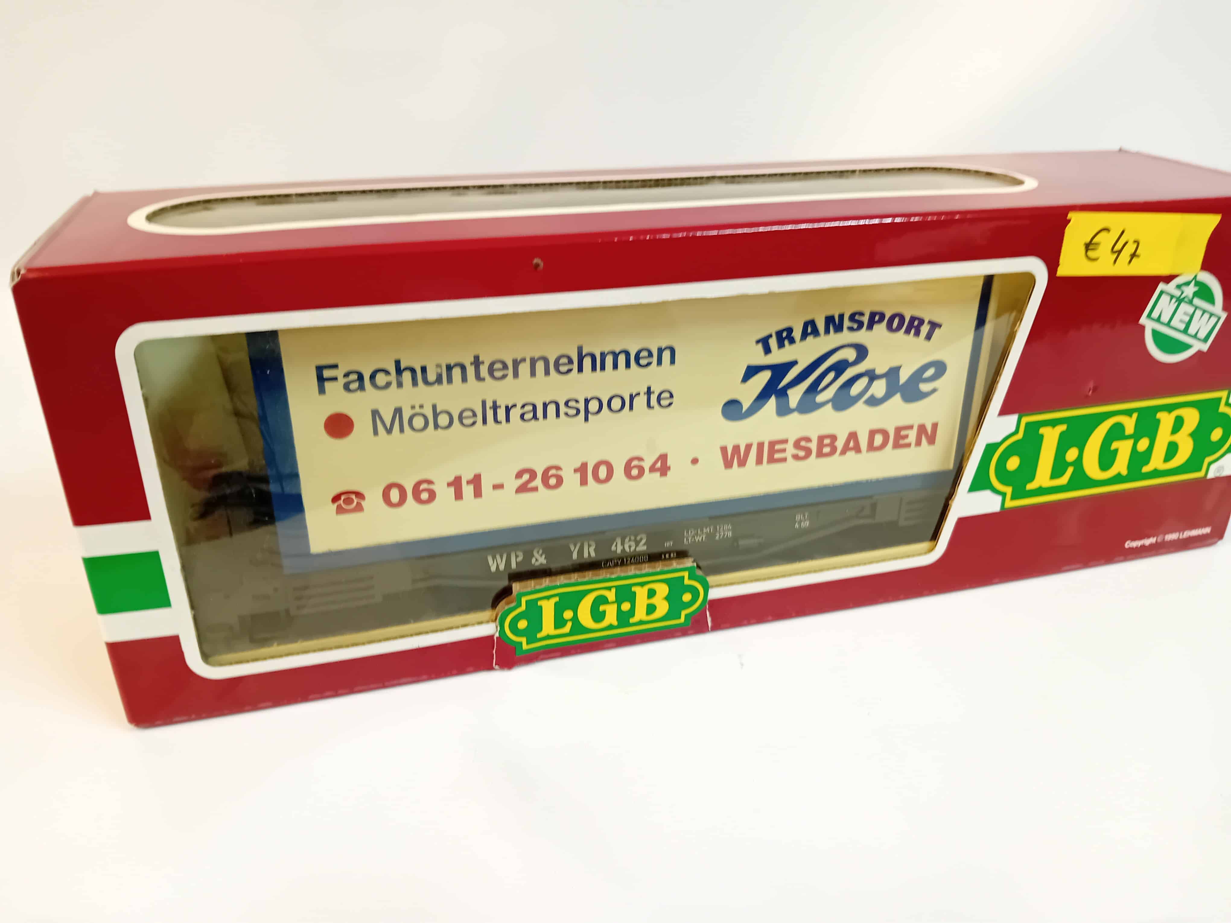 LGB 408M Containerwagon Meubeltransport Klose
