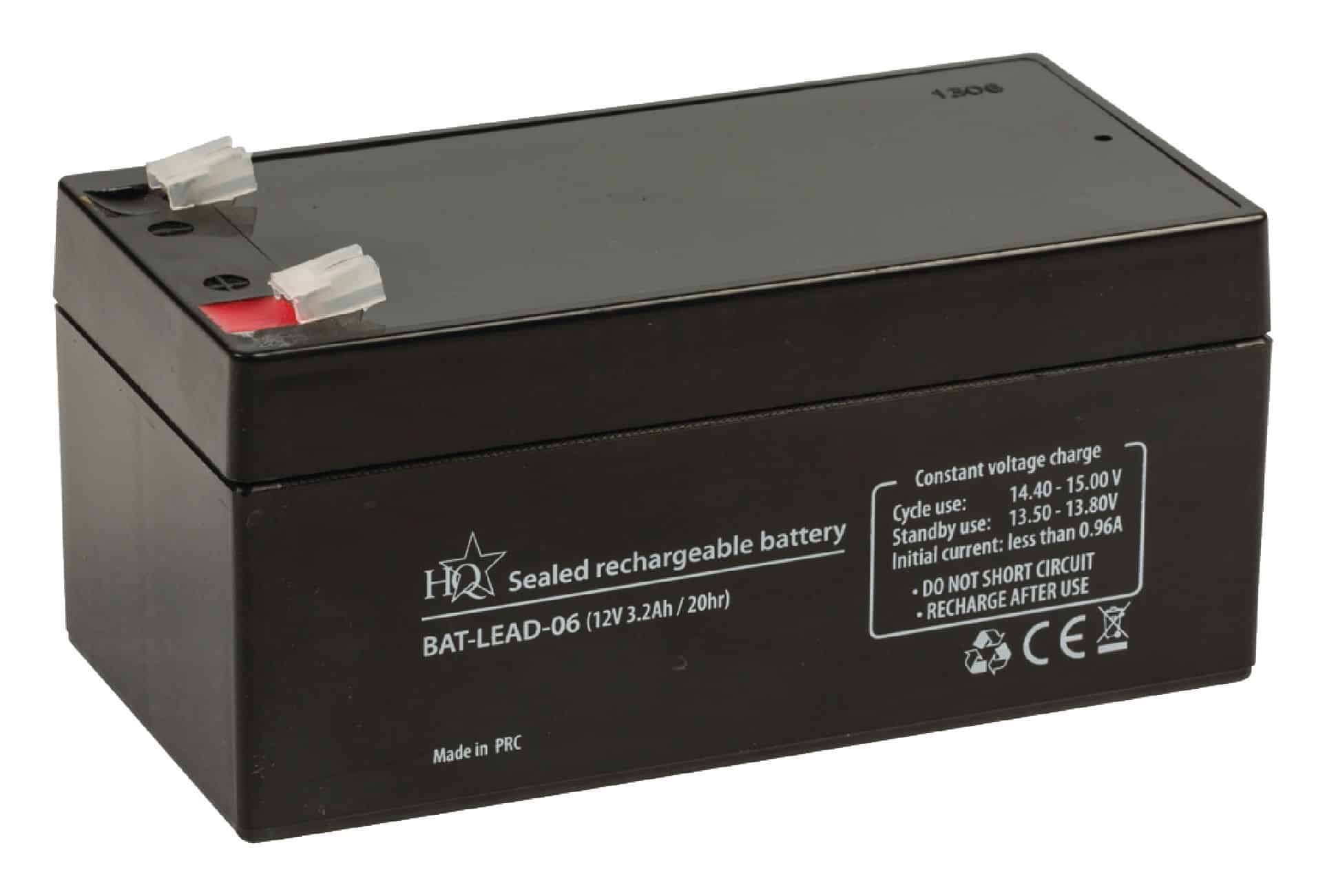 LOODACCU 12V- 3,2 AMP.