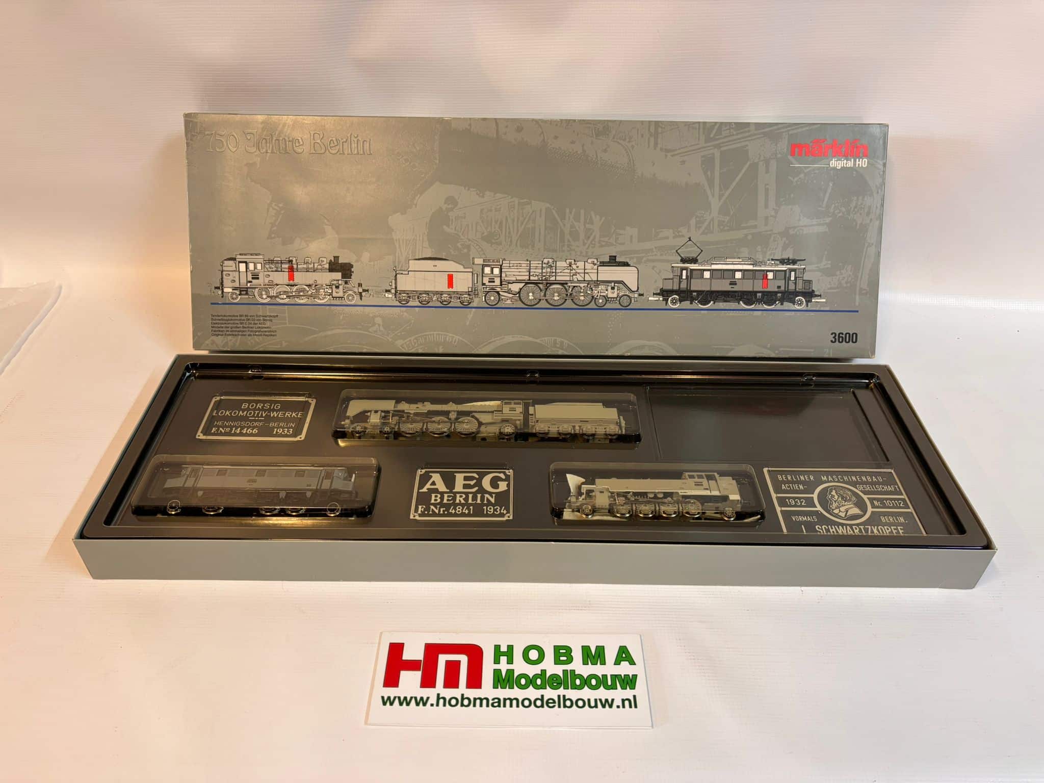 Märklin 3600 H0 Set met drie locomotieven Fotoanstrich van de DRG