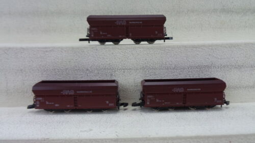 Marklin 8237 3-delige set met kolenwagens van de RAG
