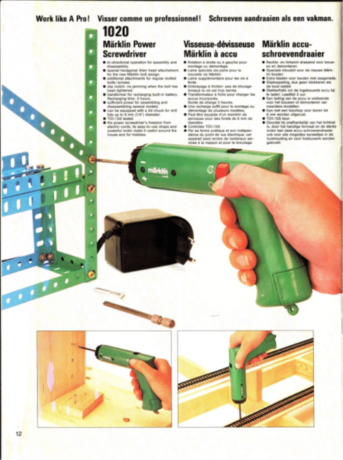 Marklin accu- schroevendraaier 1020