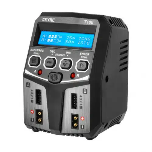 SkyRC T100 AC Dual Balance Charger 100w/5A