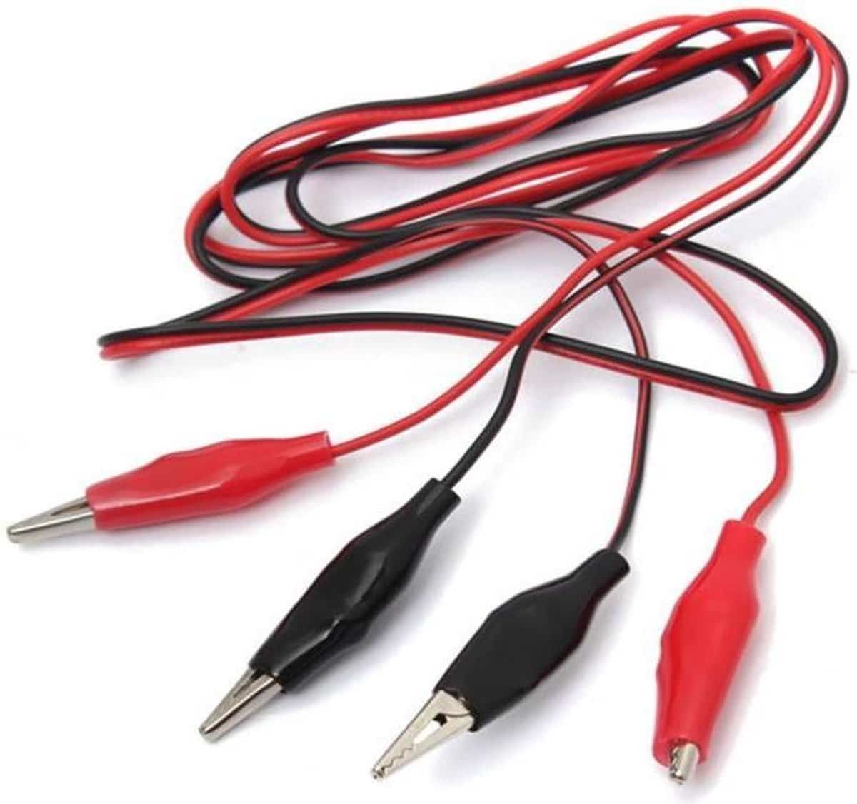 Stroomkabel met krokodillenbek