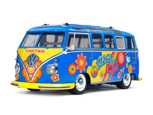 Tamiya 47453 1:10 RC VW Bus Type 2 T1 Flower Power