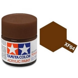 Tamiya 81364 Verf XF64 Rood Bruin mat