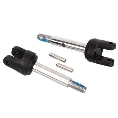 Traxxas 2753X Stub axles, rear (2)