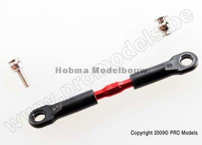 Traxxas 3737 Turnbuckle, aluminum (red