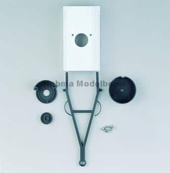 Wedico 0423 S W ANHANGERGABEL M.Alurahmen zwart