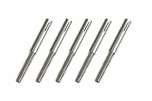 wiklink koppelstuk M2,5 x 2,3mm met schroefdraad