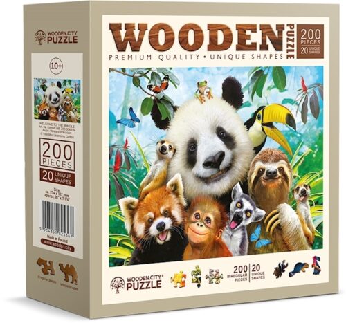 Wooden Puzzel Welcome to the Jungle 200 pcs