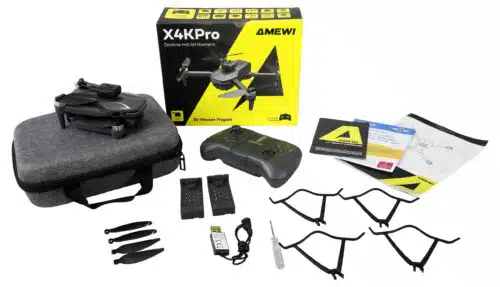 Amewi 25363 AMX Flight X4K Pro Brushless Drone met 2 accu's