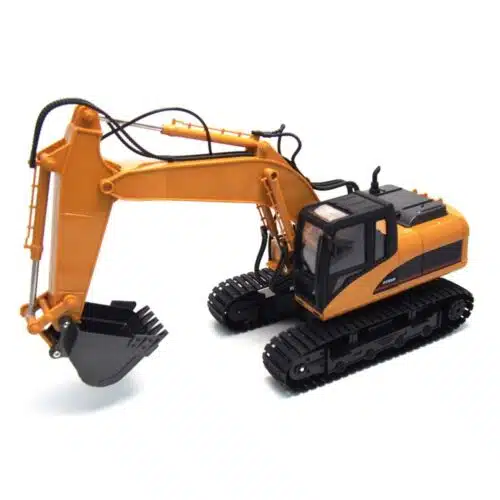 Bagger met metalen bak