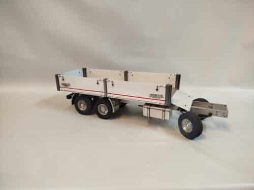 Gebruikte Wedico Mercur trailer met sleepas 741 en differentieel 330 op 733 chassis