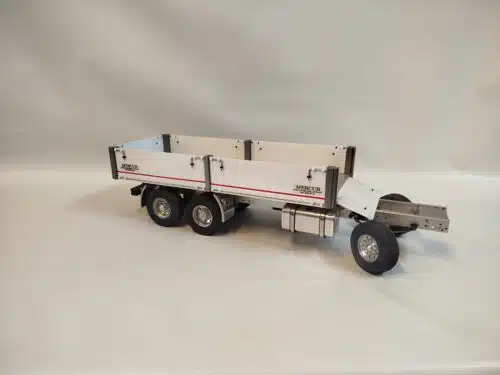 Gebruikte Wedico Mercur trailer met sleepas 741 en differentieel 330 op 733 chassis