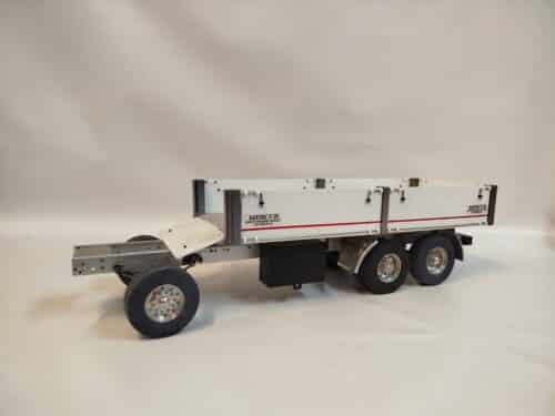 Gebruikte Wedico Mercur trailer met sleepas 741 en differentieel 330 op 733 chassis