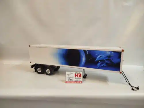 Gebruikte Wedico Trailer met natuur print en 446 lichtbalk