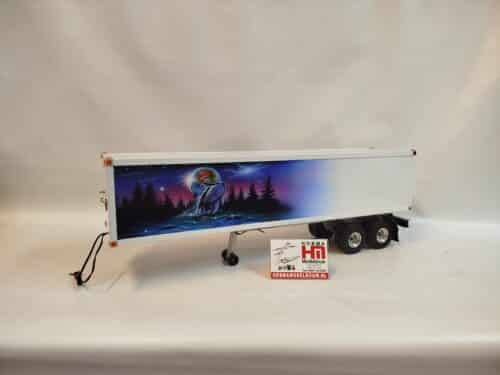 Gebruikte Wedico Trailer met natuur print en 446 lichtbalk