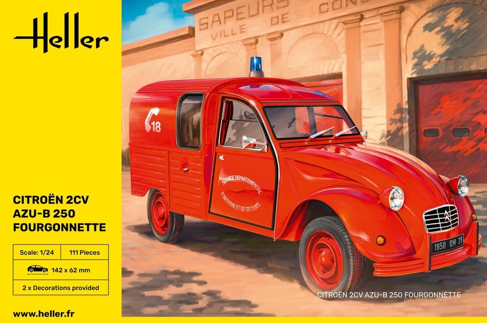 Heller 82701 Citroën 2CV AZU-B 250 Fourgonette