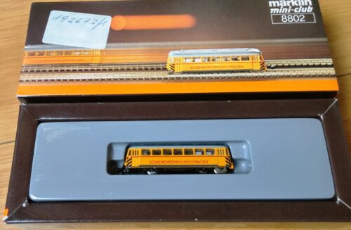 marklin 8802 Railreinigingstreinstel als Indusi-meetwagen