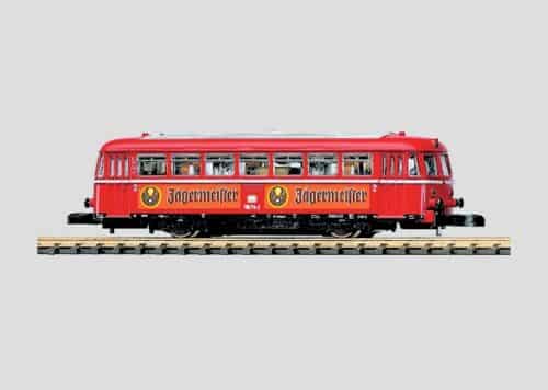 marklin 8831 Serie 798 van de Deutsche Bundesbahn DB met reclameopschrift Jägermeister