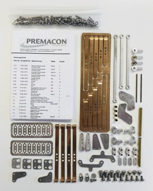 Osswald Modelbau 0 AS 088 Blattfedervorderachssystemfur 4-Achs