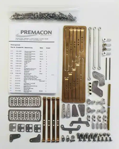 Osswald Modelbau 0 AS 088 Blattfedervorderachssystemfur 4-Achs