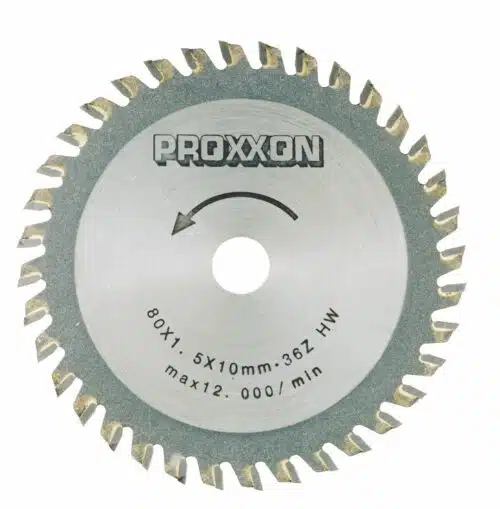 Proxxon 28732 Cirkelzaagblad HM-opgelast 80 mm 36 t