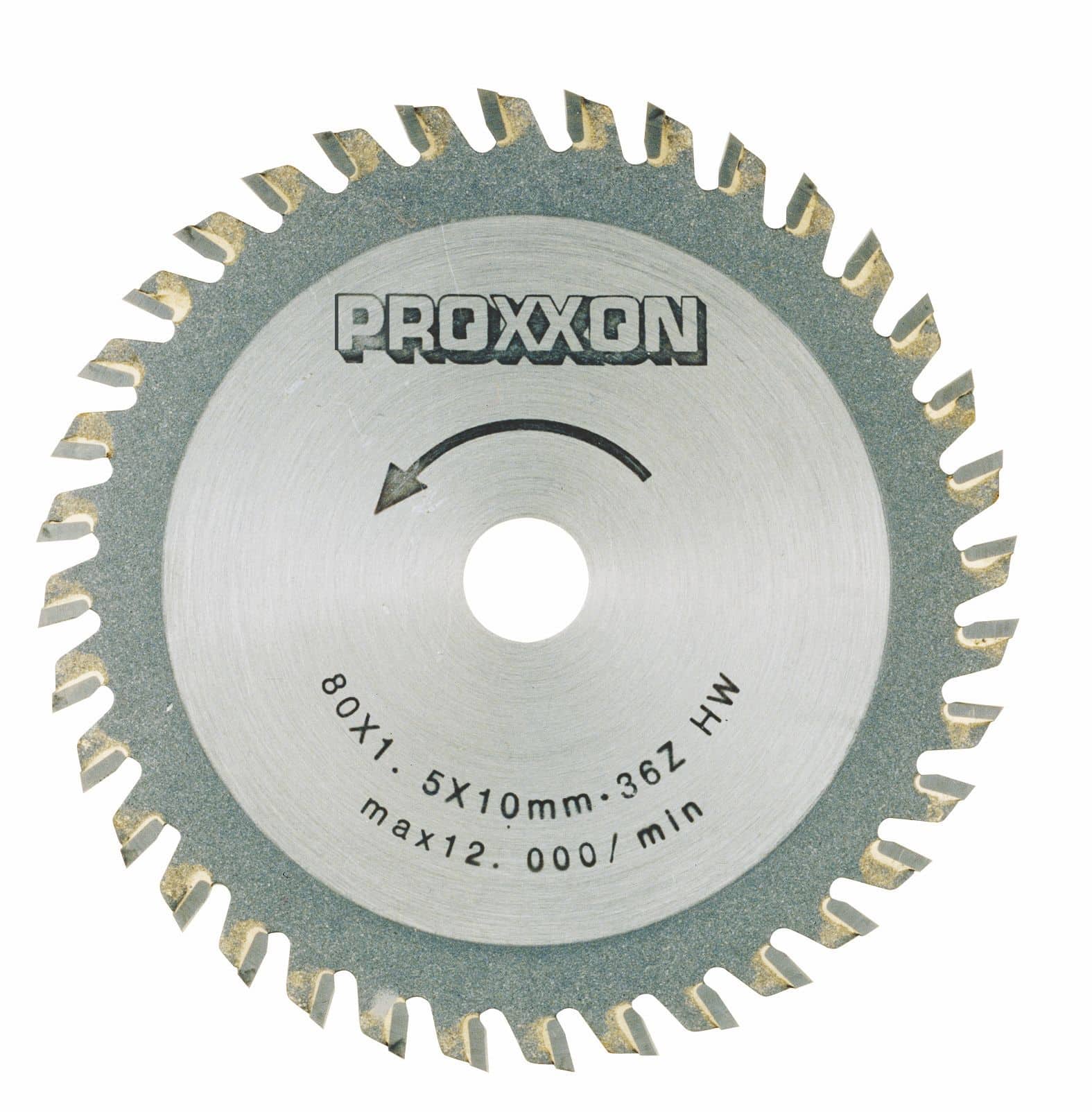 Proxxon 28732 Cirkelzaagblad HM-opgelast 80 mm 36 t
