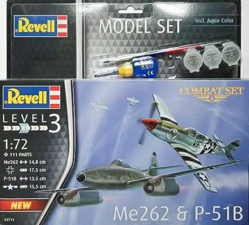 Revell 63711 Me262 & p-5 incl lijm verf kwastje