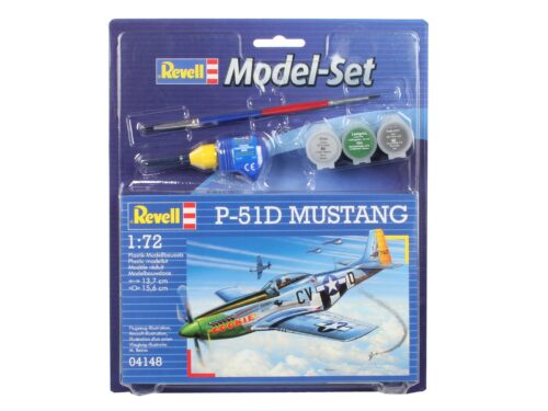 Revell 64148 P-51D Mustang incl lijm verf kwastje